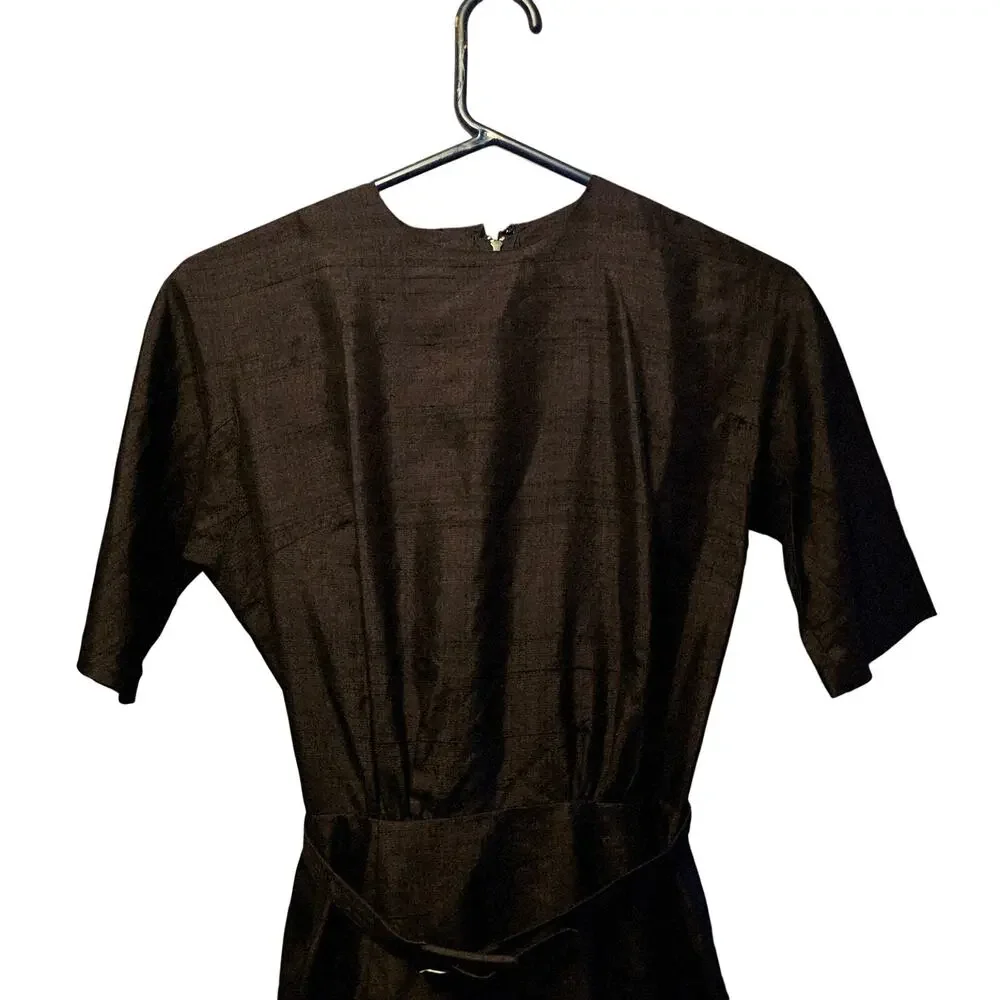 Neusteters black belted 1950's dress vintage - Picture 3 of 5